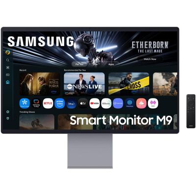 Samsung Smart M9 – M90F (3840 x 2160 Pixel, 32"), Monitor, Silber Samsung Smart M9 – M90F (3840 x 2160 Pixel, 32"), Monitor, Silber