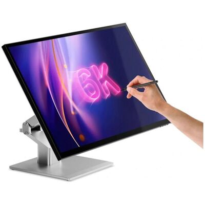 Alogic Clarity 6K Touch 32C6KPDTF (6016 x 3384 Pixel, 32"), Monitor, Schwarz, Silber Alogic Clarity 6K Touch 32C6KPDTF (6016 x 3384 Pixel, 32"), Monitor, Schwarz, Silber