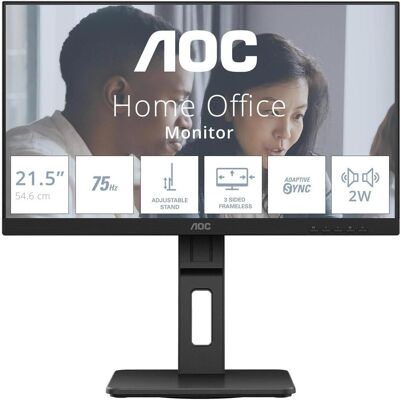 AOC 22E2UMF (1920 x 1080 Pixel, 21.50"), Monitor, Schwarz AOC 22E2UMF (1920 x 1080 Pixel, 21.50"), Monitor, Schwarz
