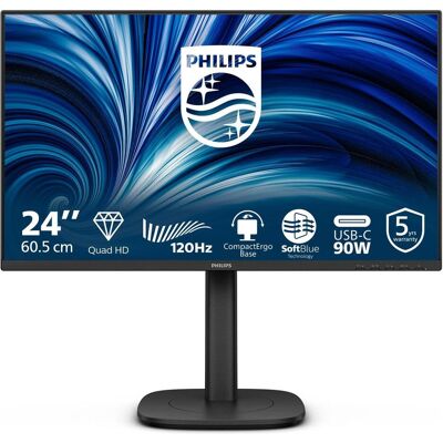 Philips 24B2U3601 (2560 x 1440 Pixel, 23.80"), Monitor, Schwarz Philips 24B2U3601 (2560 x 1440 Pixel, 23.80"), Monitor, Schwarz