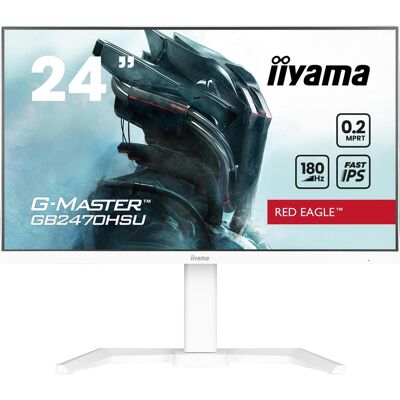 IIYAMA TFT 23,8/60,5cm G-Master GB2470HSU Red Eagle *weiss* 16:9 (1920 x 1080 Pixel, 23.80"), Monitor, Weiss IIYAMA TFT 23,8/60,5cm G-Master GB2470HSU Red Eagle *weiss* 16:9 (1920 x 1080 Pixel, 23.80"), Monitor, Weiss