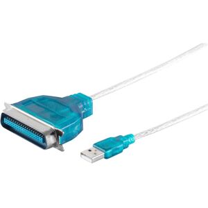 Shiverpeaks S/CONN maximum connectivity Parallel-Druckerkabel USB-Centronics, ca. 1,2m (1.20 m, Parallel (Drucker)), Schnittstellenkabel Shiverpeaks S/CONN maximum connectivity Parallel-Druckerkabel USB-Centronics, ca. 1,2m (1.20 m, Parallel (Drucker)), Schnittstellenkabel