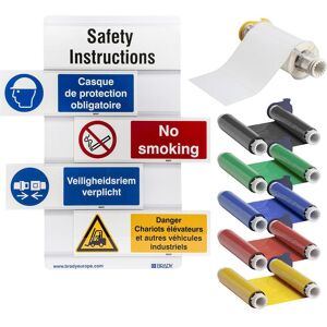 Brady, Etikettenrolle, B85-RIGID SIGN-KIT, Set für stabile Schilder und Tafeln für BBP85 Drucker - VERSION 1 (1 Set Brady, Etikettenrolle, B85-RIGID SIGN-KIT, Set für stabile Schilder und Tafeln für BBP85 Drucker - VERSION 1 (1 Set