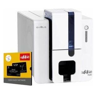 Evolis Edikio Guest Flex Solution Printer 200 Karten 1000er Farbband (300 dpi), Etikettendrucker, Mehrfarbig Evolis Edikio Guest Flex Solution Printer 200 Karten 1000er Farbband (300 dpi), Etikettendrucker, Mehrfarbig