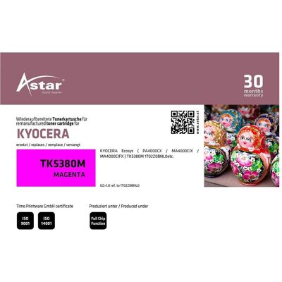 Astar, Toner, AS20406 KYOCERA TK5380M Ecosys Astar, Toner, AS20406 KYOCERA TK5380M Ecosys