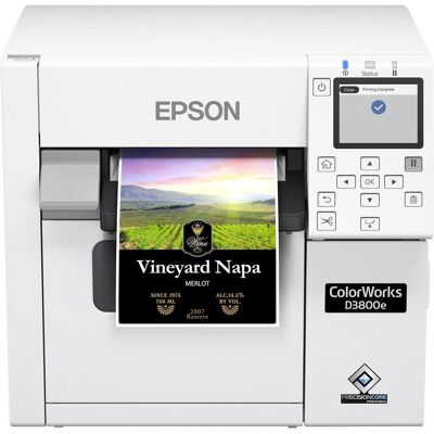Epson COLORWORKS CW-D3800E DESKTOP (Farbe), Drucker, Weiss Epson COLORWORKS CW-D3800E DESKTOP (Farbe), Drucker, Weiss