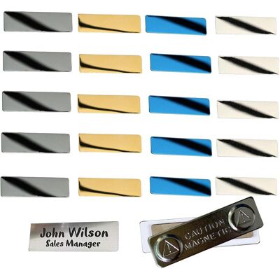Creality Falcon Series Stainless Steel Name Tags Badges - 20pcs (Zubehör), 3D Drucker Zubehör Creality Falcon Series Stainless Steel Name Tags Badges - 20pcs (Zubehör), 3D Drucker Zubehör