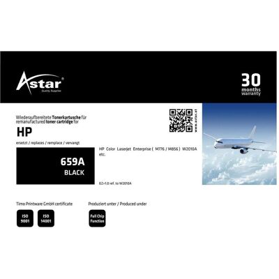 Astar, Toner, AS20409 HP 659A CLJ Toner black rebuilt 16.000Seiten Chip Astar, Toner, AS20409 HP 659A CLJ Toner black rebuilt 16.000Seiten Chip