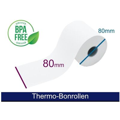 ARTDEV, Thermopapierrolle, Thermorolle - 80 80 25 (B/D(max.)/K) weiss, 72m, 55g, 50Rollen/VPE ARTDEV, Thermopapierrolle, Thermorolle - 80 80 25 (B/D(max.)/K) weiss, 72m, 55g, 50Rollen/VPE