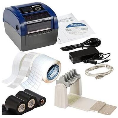 Brady BBP12-EU+Unwinder, Thermotransferdrucker, max. Breite 118mm, 300 dpi, Seriell, USB, LAN, mit (300 dpi), Etikettendrucker, Blau, Schwarz Brady BBP12-EU+Unwinder, Thermotransferdrucker, max. Breite 118mm, 300 dpi, Seriell, USB, LAN, mit (300 dpi), Etikettendrucker, Blau, Schwarz