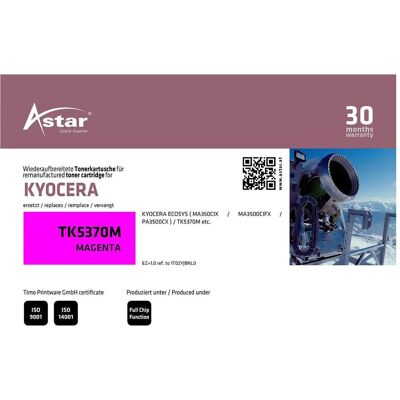 Astar, Toner, AS20395 KYOCERA TK5370M Ecosys Astar, Toner, AS20395 KYOCERA TK5370M Ecosys