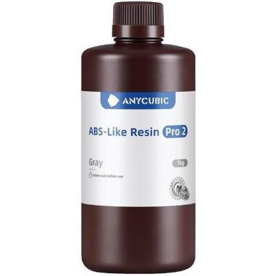 Anycubic ABS-Like Resin Pro 2 (Grau, Schwarz, 1000 g), Resin, Schwarz, Grau Anycubic ABS-Like Resin Pro 2 (Grau, Schwarz, 1000 g), Resin, Schwarz, Grau