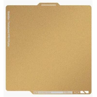 Bambu Lab Textured PEI Plate Gold - X1 / P1 Series (Druckbett, Platte), 3D Drucker Zubehör Bambu Lab Textured PEI Plate Gold - X1 / P1 Series (Druckbett, Platte), 3D Drucker Zubehör