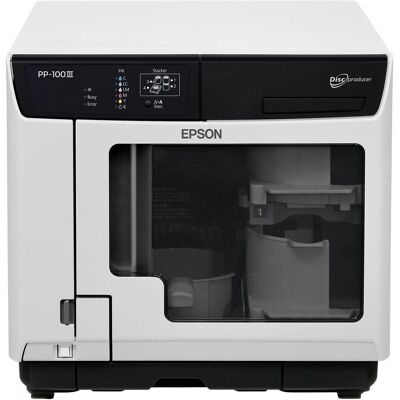 Epson Discproducer PP-100III (Laser, Farbe), Drucker, Weiss, Schwarz Epson Discproducer PP-100III (Laser, Farbe), Drucker, Weiss, Schwarz