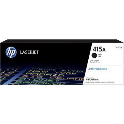 HP Toner, 415A (W2030A) Zwart - Originele LaserJet Tonercartridge - Standaard Capaciteit HP Toner, 415A (W2030A) Zwart - Originele LaserJet Tonercartridge - Standaard Capaciteit