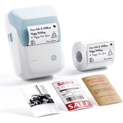 Niimbot B1 Pro Thermal Label Printer (300 dpi), Etikettendrucker, Blau Niimbot B1 Pro Thermal Label Printer (300 dpi), Etikettendrucker, Blau