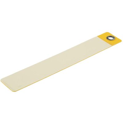 Brady, Etikettenrolle, LT-150x25-B7645-WR, Laminat(TM)-Anhänger + Laminat, Gelb, 150 x 25mm, mit Verstärkungsring ( Brady, Etikettenrolle, LT-150x25-B7645-WR, Laminat(TM)-Anhänger + Laminat, Gelb, 150 x 25mm, mit Verstärkungsring (