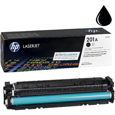 HP Toner, 201A (CF400A) Zwart - Originele LaserJet Tonercartridge - Standaard Capaciteit HP Toner, 201A (CF400A) Zwart - Originele LaserJet Tonercartridge - Standaard Capaciteit
