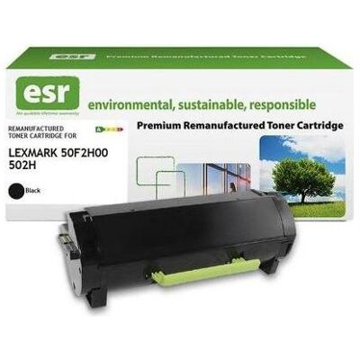 ESR, Toner, Toner cartridge compatible with Lexmark 50F0HA0/50F2H00/50F2H0E High Capacity remanufactur (BK) ESR, Toner, Toner cartridge compatible with Lexmark 50F0HA0/50F2H00/50F2H0E High Capacity remanufactur (BK)