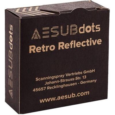 Aesub DOTS TARGETS RETRO EASY 3mm AESD203 SCANNING TARGETS 3000Stk/Rolle (Zubehör), 3D Drucker Zubehör Aesub DOTS TARGETS RETRO EASY 3mm AESD203 SCANNING TARGETS 3000Stk/Rolle (Zubehör), 3D Drucker Zubehör