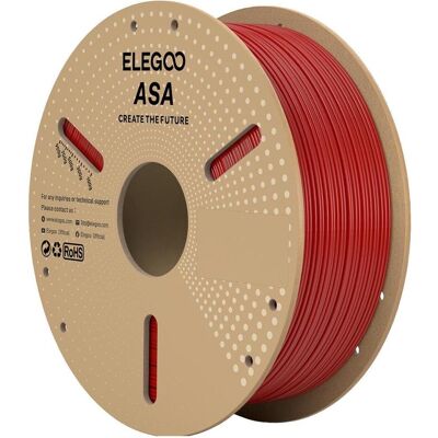 Elegoo ASA filament (red) (ASA, 1000 g), 3D Filament, Rot Elegoo ASA filament (red) (ASA, 1000 g), 3D Filament, Rot
