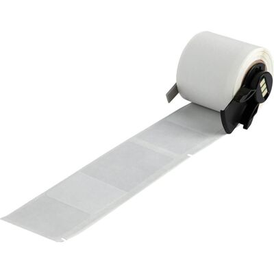 Brady, Etikettenrolle, M6-213-427-RO, Vinyl, selbstlaminierend, Weiss/Transparent, matt, 38.10 x 31.75 (79.38)mm, fü Brady, Etikettenrolle, M6-213-427-RO, Vinyl, selbstlaminierend, Weiss/Transparent, matt, 38.10 x 31.75 (79.38)mm, fü
