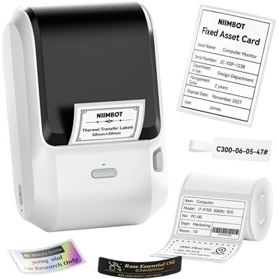 Niimbot M3 Thermal Transfer Printer (300 dpi), Etikettendrucker, Weiss Niimbot M3 Thermal Transfer Printer (300 dpi), Etikettendrucker, Weiss