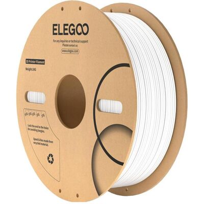 Elegoo ABS filament (white) (ABS, 1.75 mm, 1000 g), 3D Filament, Weiss Elegoo ABS filament (white) (ABS, 1.75 mm, 1000 g), 3D Filament, Weiss