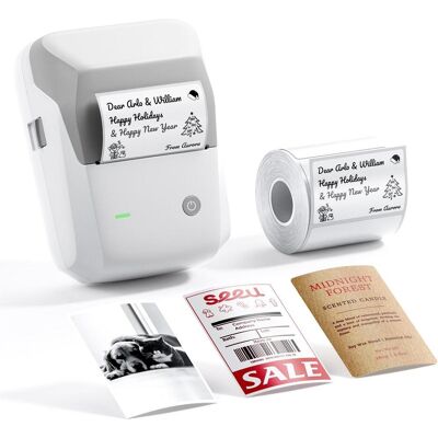 Niimbot B1 Pro Thermal Label Printer (300 dpi), Etikettendrucker, Blau, Grün, Grau, Beige Niimbot B1 Pro Thermal Label Printer (300 dpi), Etikettendrucker, Blau, Grün, Grau, Beige