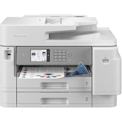 Brother MFCJ5955DWG4 inkjet multifunction printer 30 ppm (Tintenpatrone, Farbe), Drucker, Weiss Brother MFCJ5955DWG4 inkjet multifunction printer 30 ppm (Tintenpatrone, Farbe), Drucker, Weiss