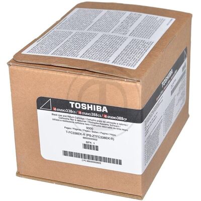 Toshiba TFC338EK-R - Schwarz - Original - Tonerpatrone - Use and Return - für e-STUDIO 338CS, 388CP, 388CS Toshiba TFC338EK-R - Schwarz - Original - Tonerpatrone - Use and Return - für e-STUDIO 338CS, 388CP, 388CS