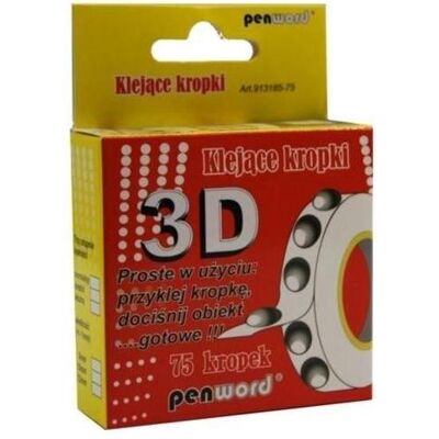 Penword 3D-Klebepunkte 75 Punkte, 3D Drucker Zubehör Penword 3D-Klebepunkte 75 Punkte, 3D Drucker Zubehör