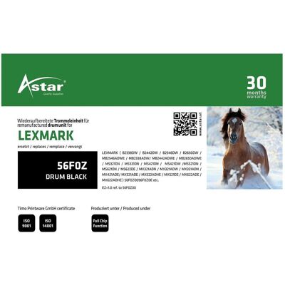 Astar, Toner, AS20520 LEXMARK 56F0Z MB/MS/MX OPC Astar, Toner, AS20520 LEXMARK 56F0Z MB/MS/MX OPC