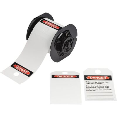 Brady, Etikettenrolle, Printable Polyester Lockout (82.55 mm) Brady, Etikettenrolle, Printable Polyester Lockout (82.55 mm)