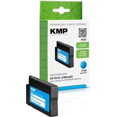 KMP, Druckerpatrone, H101 - 30 ml - Cyan - kompatibel - Tintenpatrone (C) KMP, Druckerpatrone, H101 - 30 ml - Cyan - kompatibel - Tintenpatrone (C)