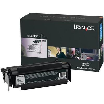 Lexmark Toner, 12a8644k (BK) Lexmark Toner, 12a8644k (BK)