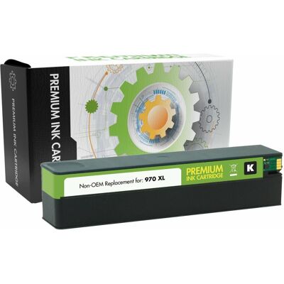 Control, Druckerpatrone, STATIC Ink cartridge compatible with CN625A 970XL remanufactured (BK) Control, Druckerpatrone, STATIC Ink cartridge compatible with CN625A 970XL remanufactured (BK)