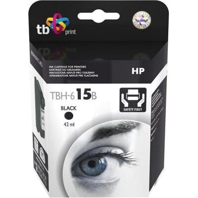IBM Druckerpatrone, Ink H-615B (HP No. 15-C6615DE) Black remanufactured (B, BK) IBM Druckerpatrone, Ink H-615B (HP No. 15-C6615DE) Black remanufactured (B, BK)
