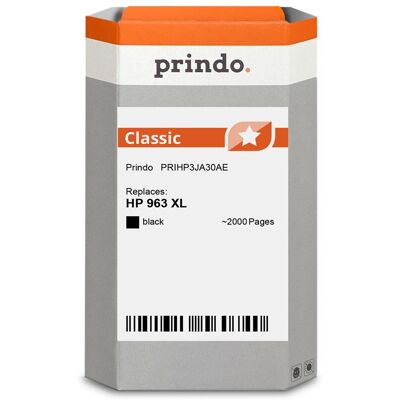 Prindo, Druckerpatrone, kompatibel mit HP 963 (BK) Prindo, Druckerpatrone, kompatibel mit HP 963 (BK)