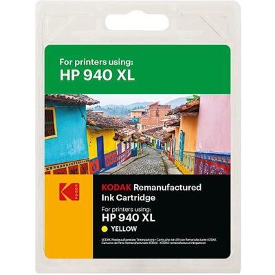 Kodak Druckerpatrone, 185H094039 HP C4909AE OJ PRO Tinte yellow HC rebuilt 1400Seiten Blister (Y) Kodak Druckerpatrone, 185H094039 HP C4909AE OJ PRO Tinte yellow HC rebuilt 1400Seiten Blister (Y)