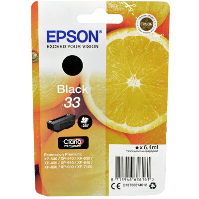 Epson - C13T33314012 - Schwarz - Tintenpatrone Epson - C13T33314012 - Schwarz - Tintenpatrone