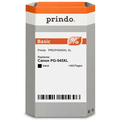 Prindo, Druckerpatrone, kompatibel mit Canon PG-545XL (BK) Prindo, Druckerpatrone, kompatibel mit Canon PG-545XL (BK)