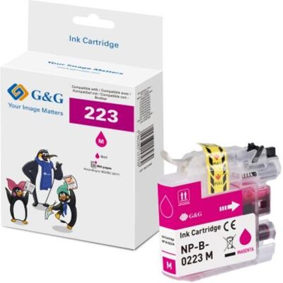 G&G, Druckerpatrone, Tintenpatrone kompatibel mit Brother LC-223M Magenta G&G, Druckerpatrone, Tintenpatrone kompatibel mit Brother LC-223M Magenta