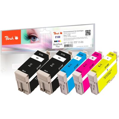Peach, Druckerpatrone, Tinte Epson T1305 2x BK, je 1x C,M,Y (C, M, Y) Peach, Druckerpatrone, Tinte Epson T1305 2x BK, je 1x C,M,Y (C, M, Y)