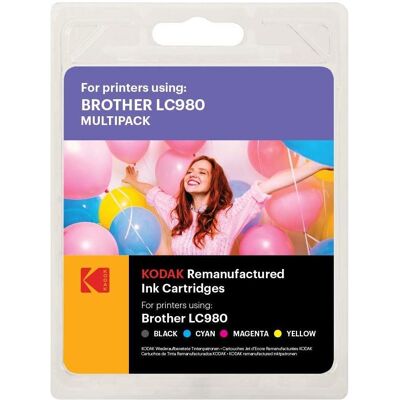 Kodak Druckerpatrone, Supplies 185B098121 Tinte (4) 250 Seiten Schwarz und 3x 200 Seiten color 9ml schwarz und 3x 5m (BK) Kodak Druckerpatrone, Supplies 185B098121 Tinte (4) 250 Seiten Schwarz und 3x 200 Seiten color 9ml schwarz und 3x 5m (BK)
