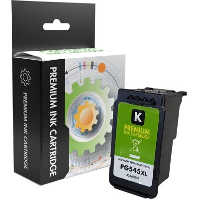 Control, Druckerpatrone, STATIC Ink cartridge compatible with Canon PG-545XL pigment remanufactured (PBK) Control, Druckerpatrone, STATIC Ink cartridge compatible with Canon PG-545XL pigment remanufactured (PBK)