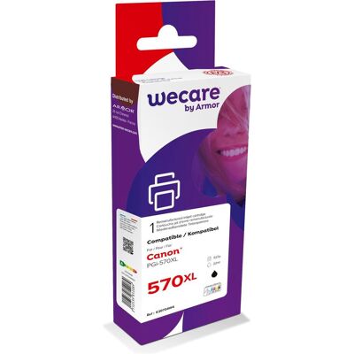 Wecare PGI-570XLB Wiederaufbereitete Schwarze Druckerpatrone - Druckerpatrone Wecare PGI-570XLB Wiederaufbereitete Schwarze Druckerpatrone - Druckerpatrone