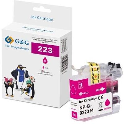 G&G, Druckerpatrone, Tintenpatrone kompatibel mit Brother LC-223M Magenta G&G, Druckerpatrone, Tintenpatrone kompatibel mit Brother LC-223M Magenta
