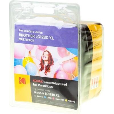 Kodak 185B128064 - Brother LC1280XL CMYK Druckerpatrone Kodak 185B128064 - Brother LC1280XL CMYK Druckerpatrone