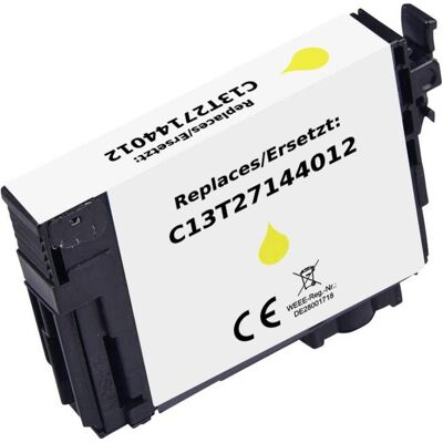 Renkforce, Druckerpatrone, Druckerpatrone ersetzt Epson T2714 27XL, C13T27144012 Kompatibel Gelb (Y) Renkforce, Druckerpatrone, Druckerpatrone ersetzt Epson T2714 27XL, C13T27144012 Kompatibel Gelb (Y)